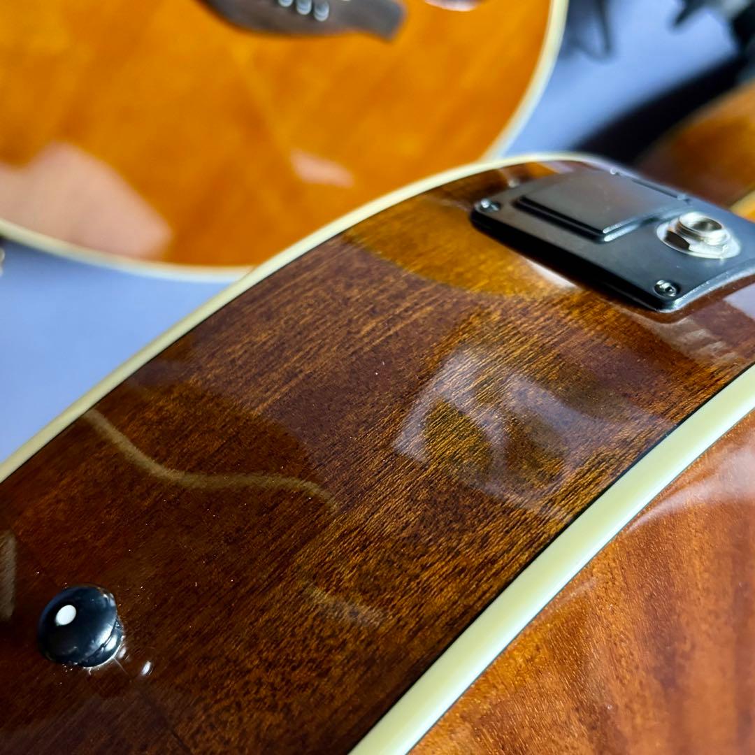 【新品同様】morris R-011 TS エレアコ 超低弦高調整済