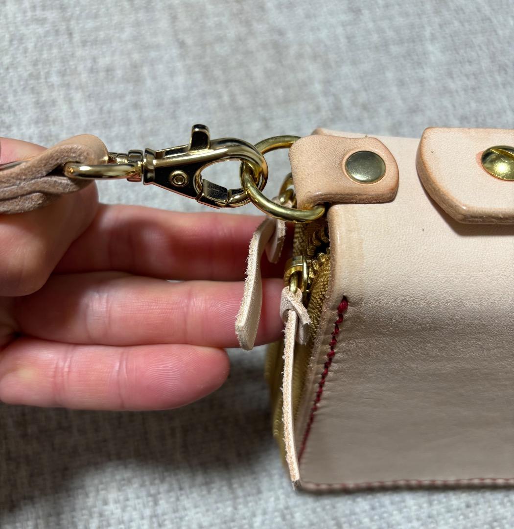 コバさん専用 ヌメ革財布付きクラッチバック