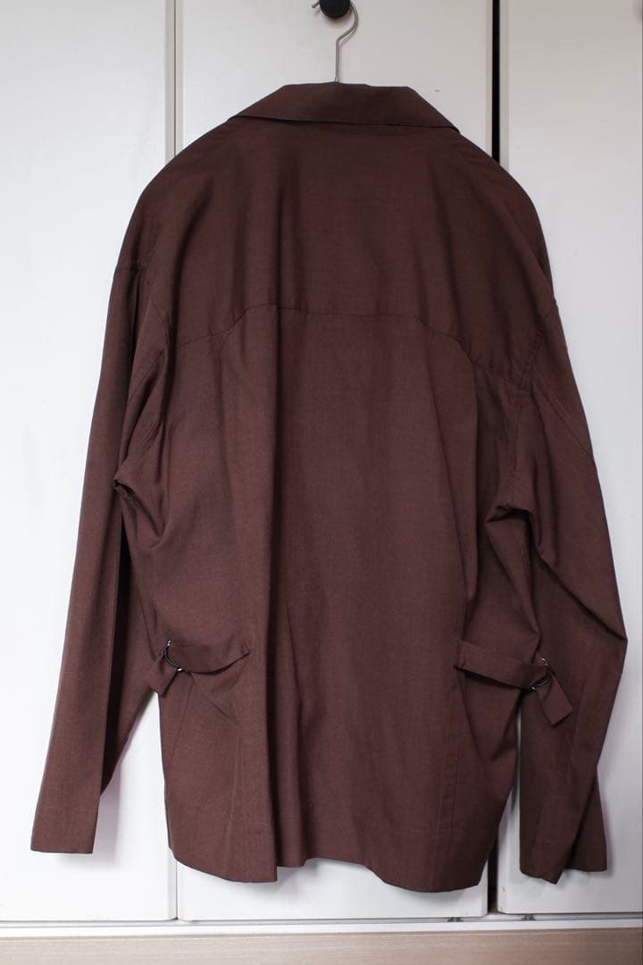 トップス AURALEE WOOL SILK TROPICAL SHIRTS JACKET