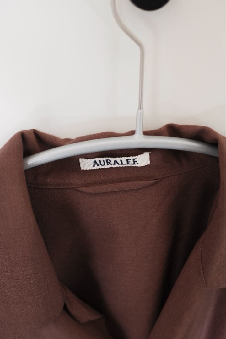 トップス AURALEE WOOL SILK TROPICAL SHIRTS JACKET
