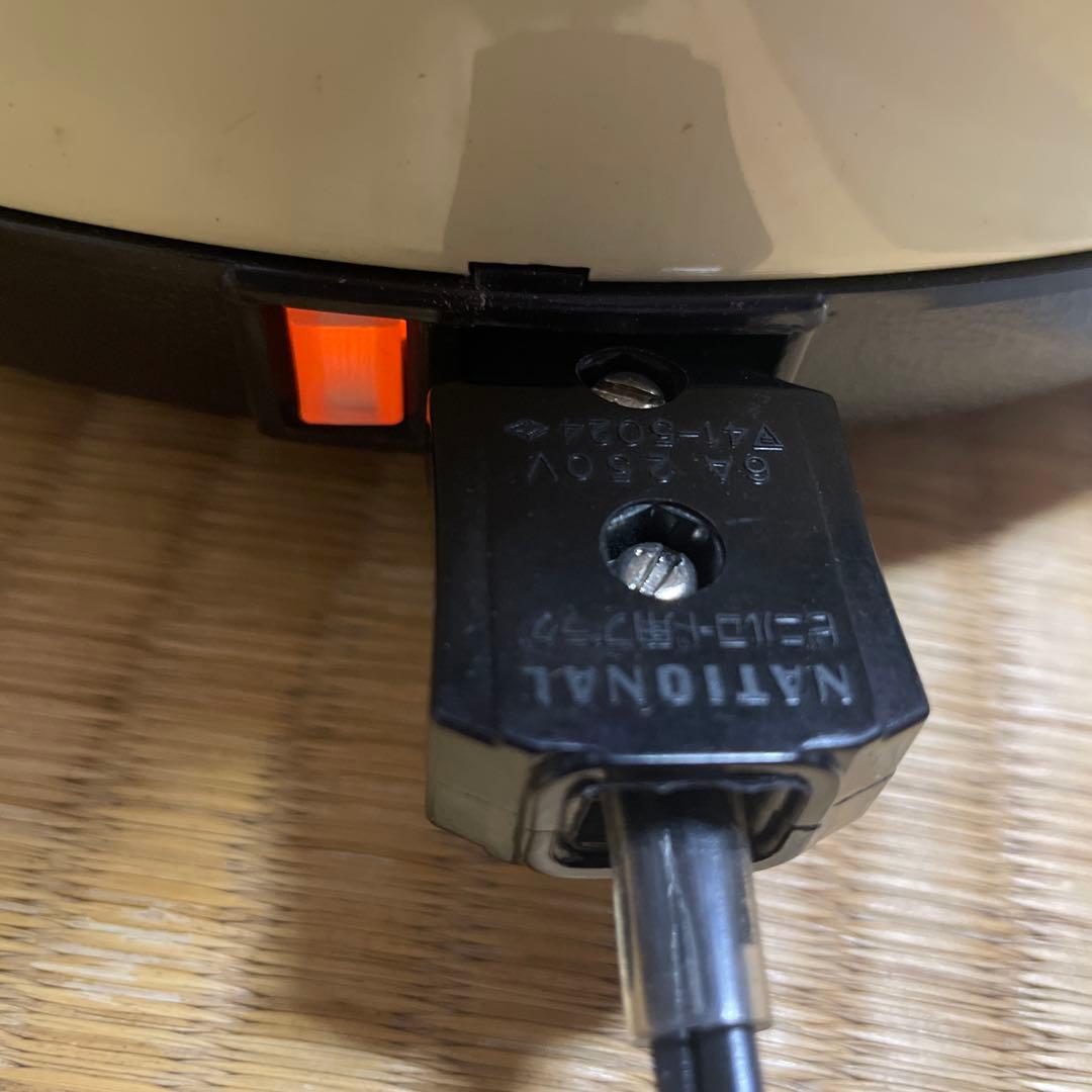 【昭和レトロ・希少】タイガー D-68 電子ジャー　炊きたて6.8リットル 花柄