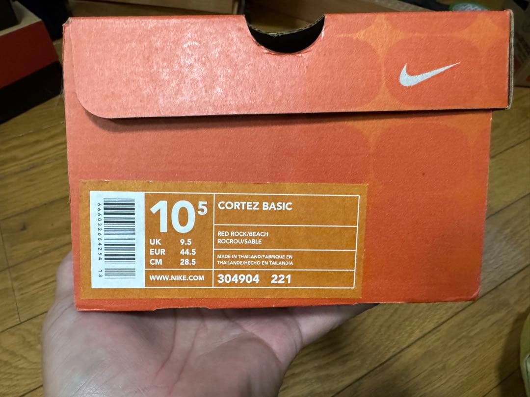 Nike Cortez Basic 10.5 レッド