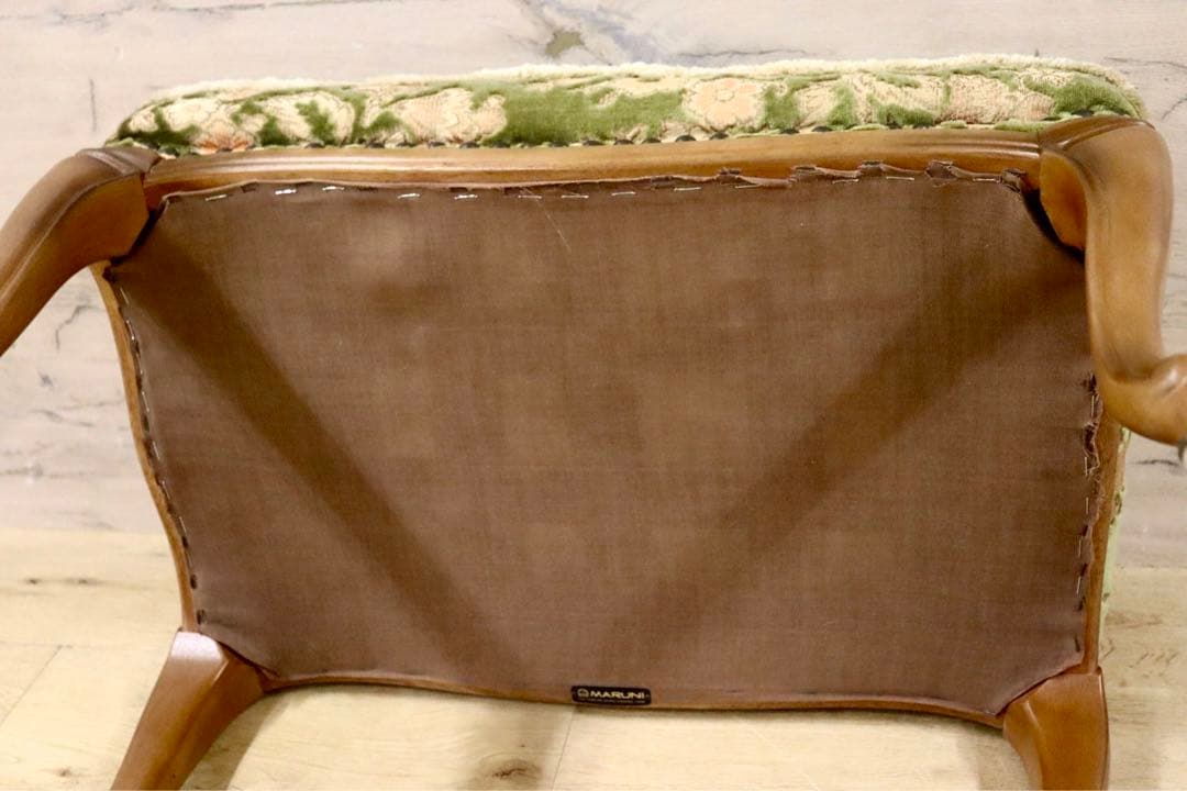 GMHK704○maruni / マルニ 孔雀 ヴィンテージ フットスツール