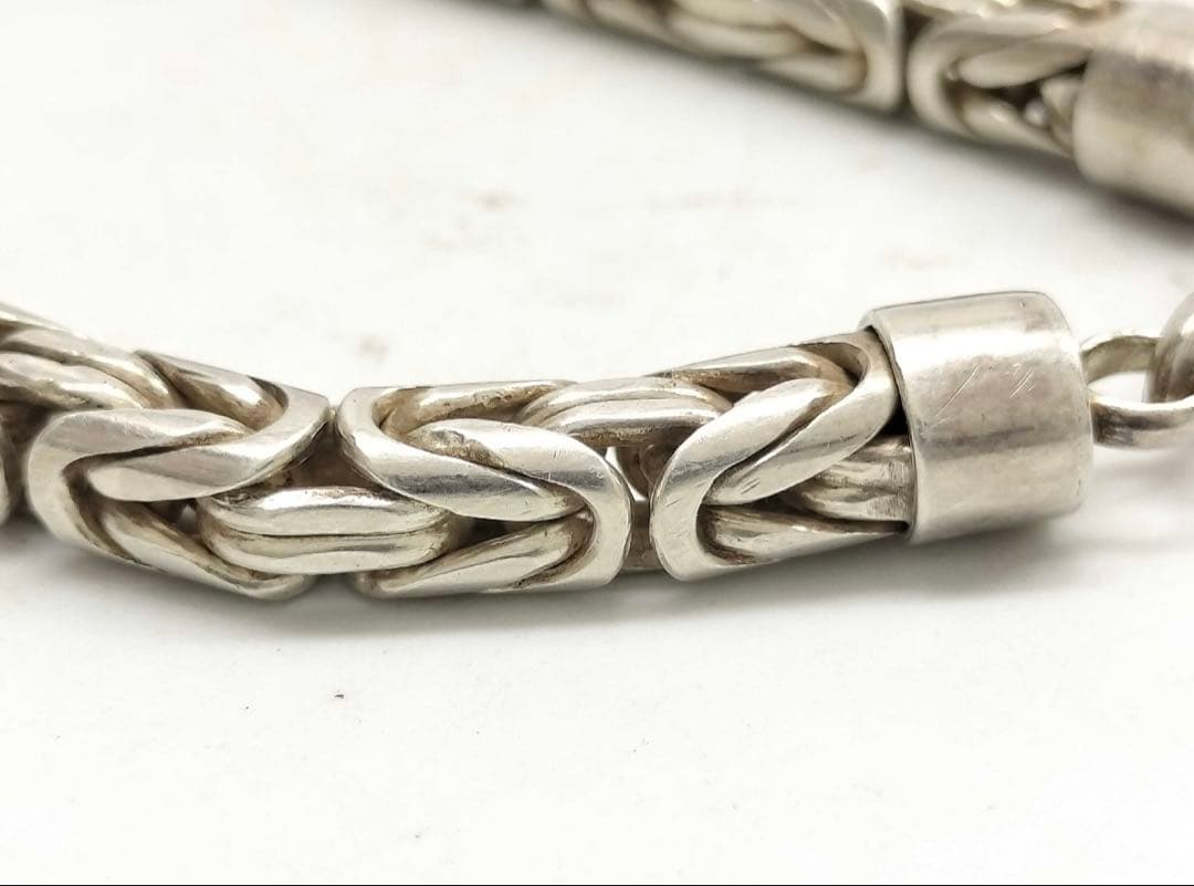 silver925 極太チェーン　ヴィンテージ　ブレスレット