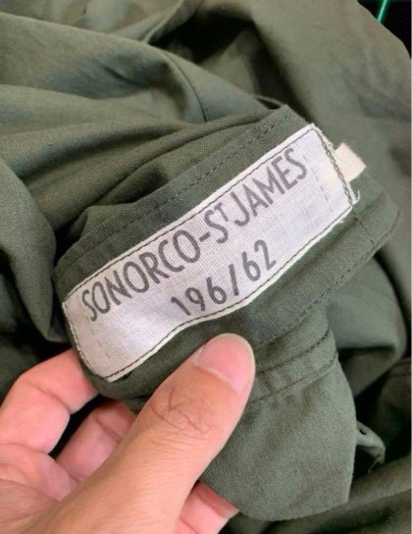 ジャケット・アウター 60's french army smock parka dead stock