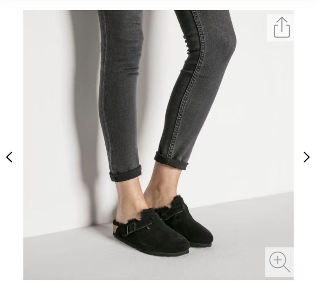 Birkenstock Boston Shearling ブラック 38