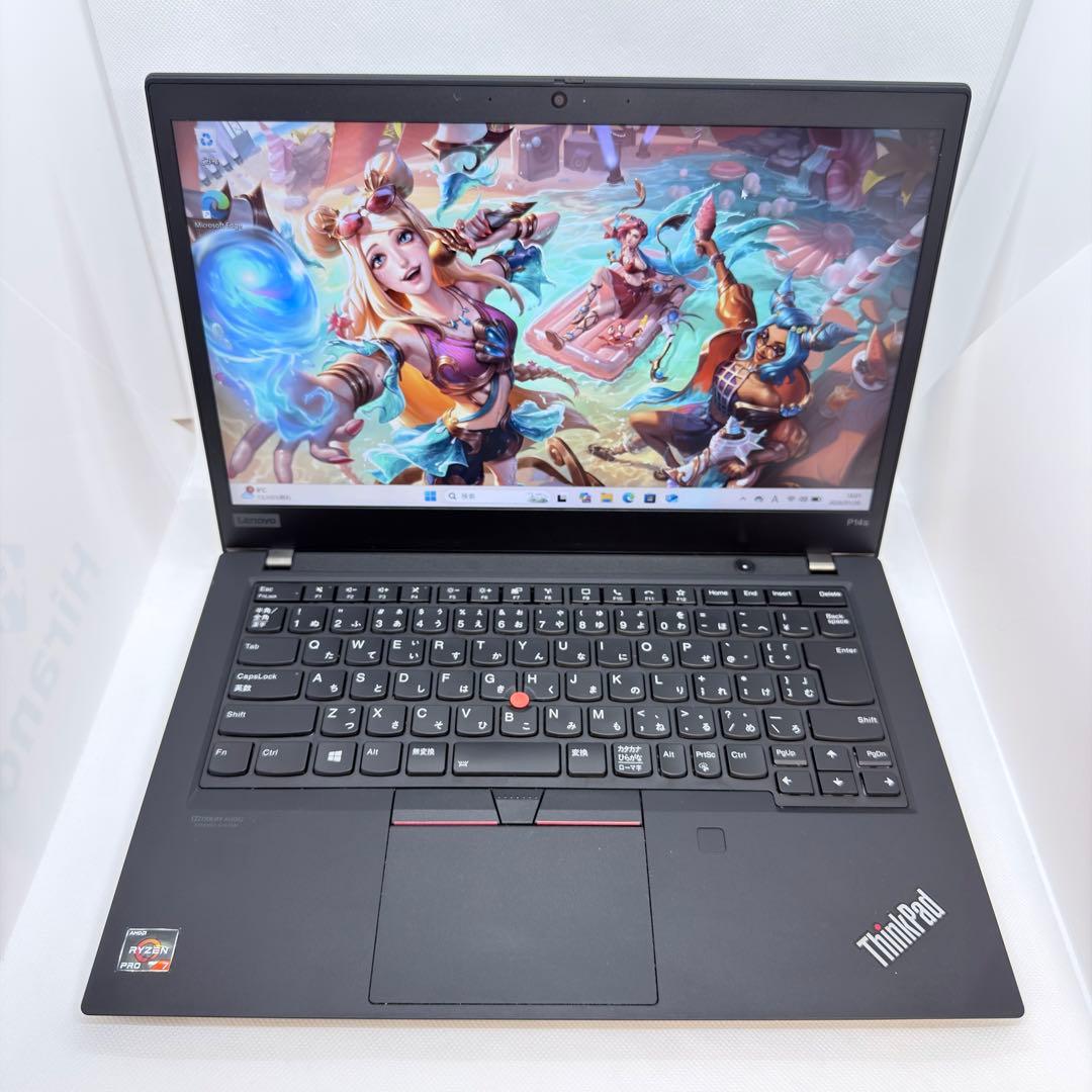 Windowsノート本体 Lenovo ThinkPad P14s Ryzen7 16GB 512GB