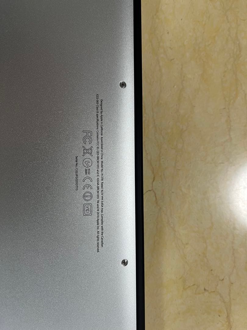 MacBook本体 MacBook pro(13-inch 2012)