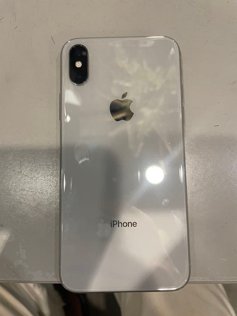 Apple iPhone X シルバー ×ホワイト本体
