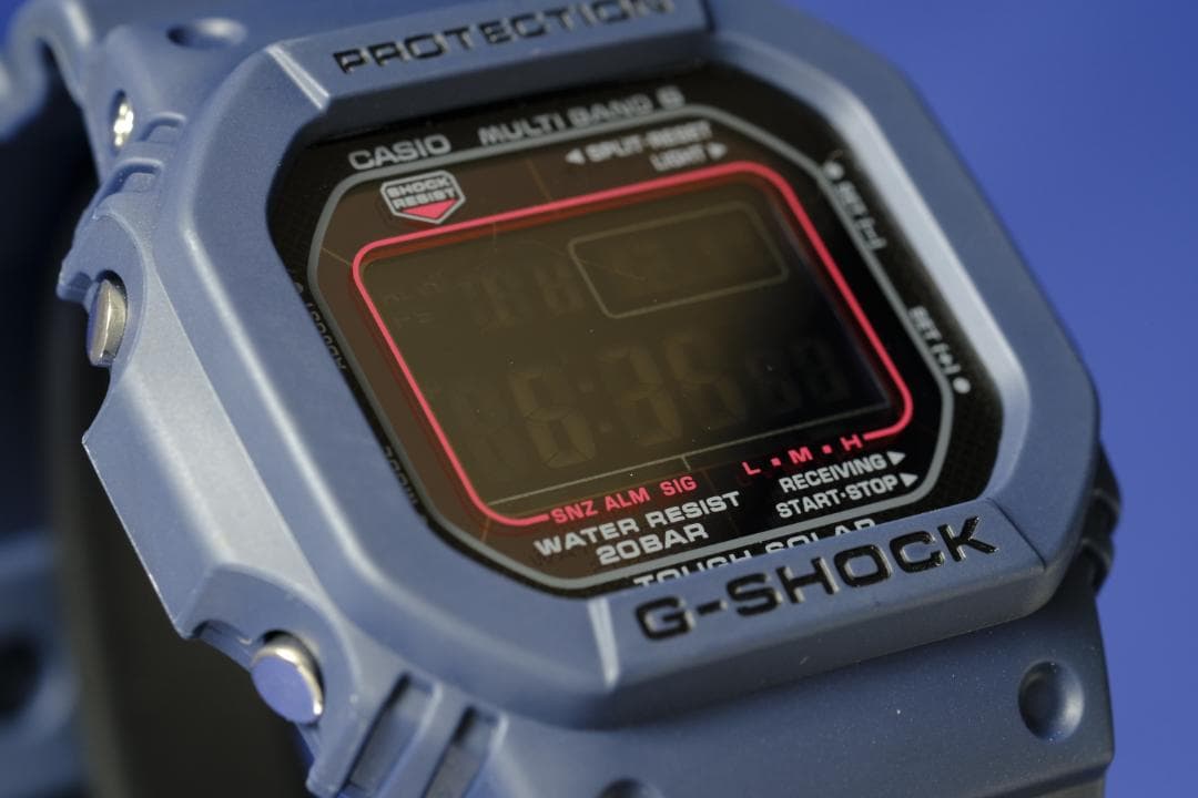 【中古】G-SHOCK GW-M5610U ネイビー 電波ソーラー(117)