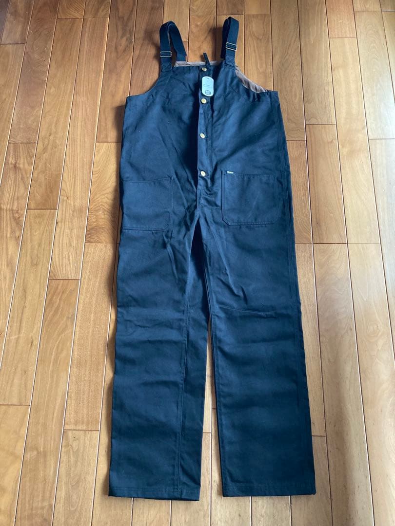 【新品】BLUCO ブルコ スタンダードオーバーオール XL 黒 ブラック