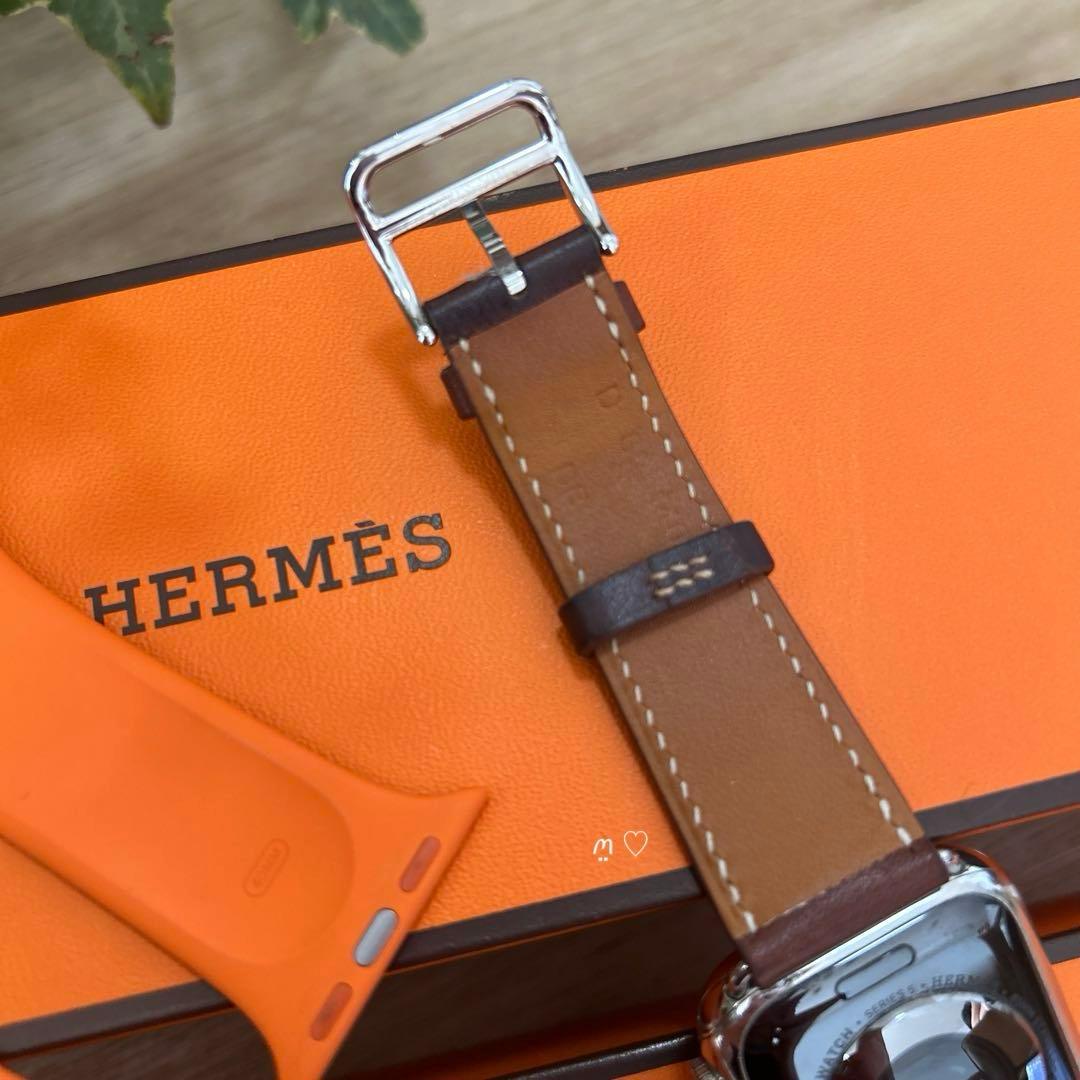 アップルウォッチ　エルメス　シリーズ5　GPSセルラーモデル40mm　バンド2本