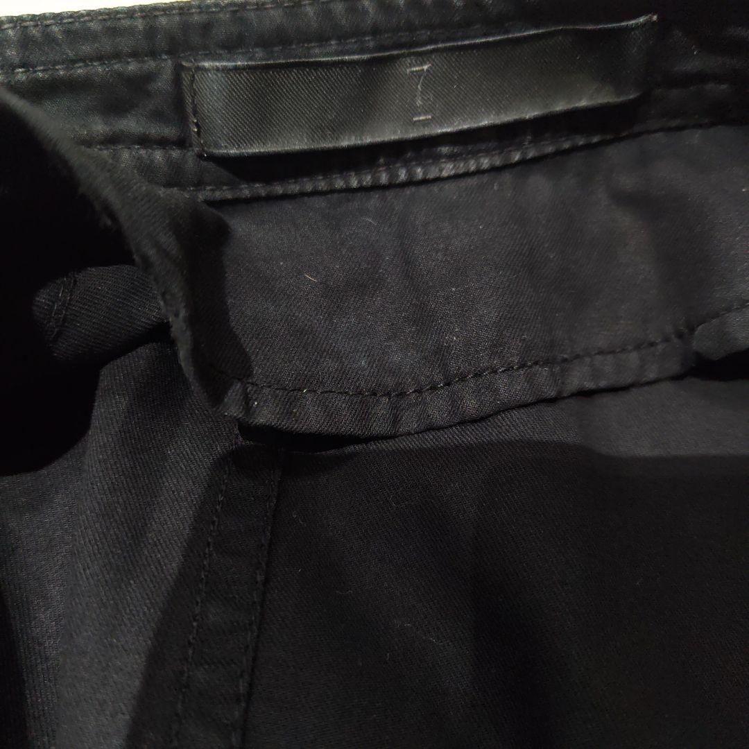 ユリウス♡JULIUS　ジャケット　薄手　黒　ジップアップ　綿100 コットン