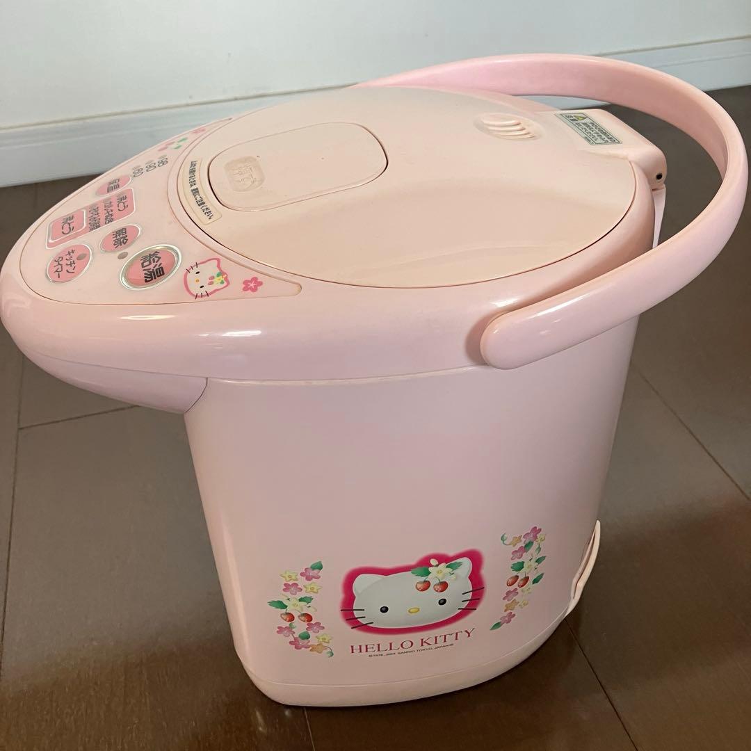 美品 レア 希少 ハローキティ　電気ポット タイガー魔法瓶 2001年物