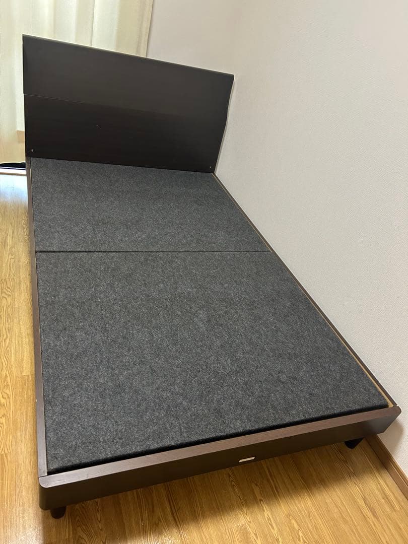 【直接お引き渡し】ASLEEP アスリープ　ベッドフレーム　セミダブル