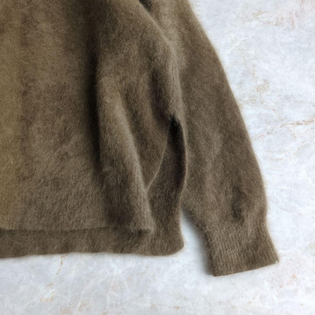 【美品】プラージュ　Fur Vスリットプルオーバー Plageアンゴラ　ニット