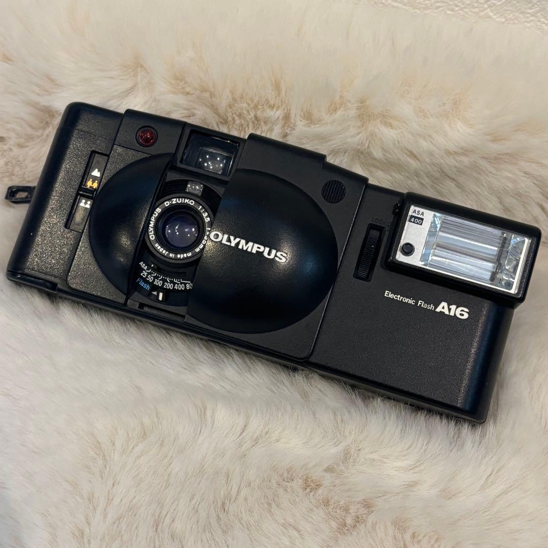 【希少値下げ】OLYMPUS XA2＋A16コンパクトフィルムカメラ
