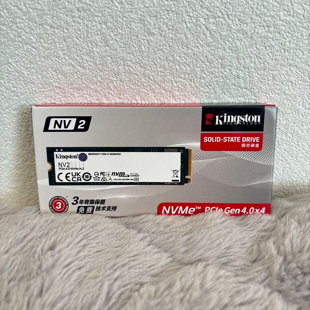 【未使用】Kingston NV2 PCIe 4.0 NVMe SSD 2TB