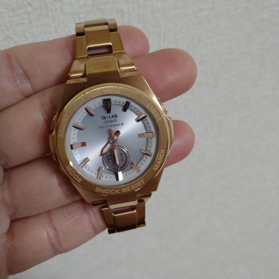 BABY-G　G-MS　電波ソーラー　ステンレスバンド　MSG-W200　美品