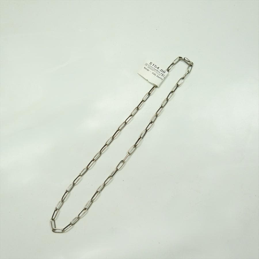 Navajo Sally Shirley シルバーチェーンネックレス