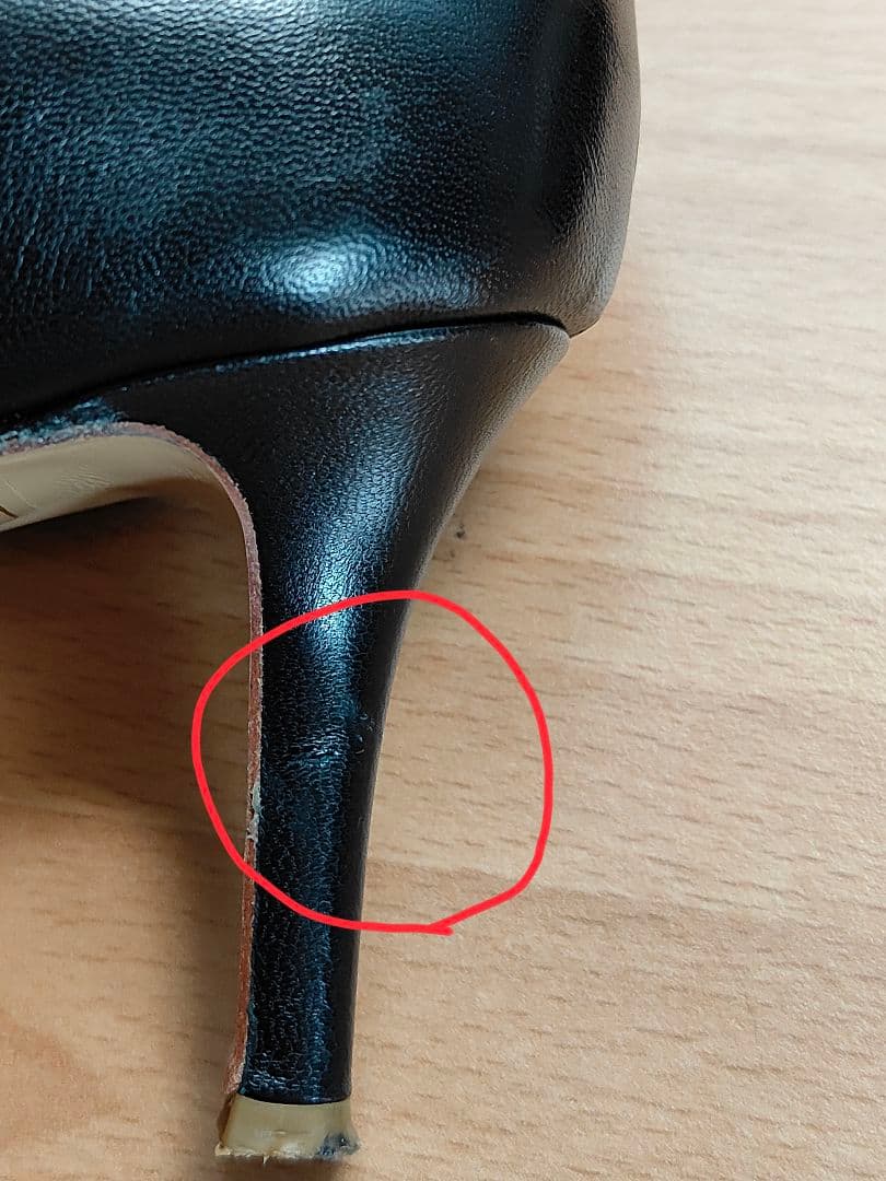 美品●ファビオ・ルスコーニパンプス黒●23.5〜24cm（37）