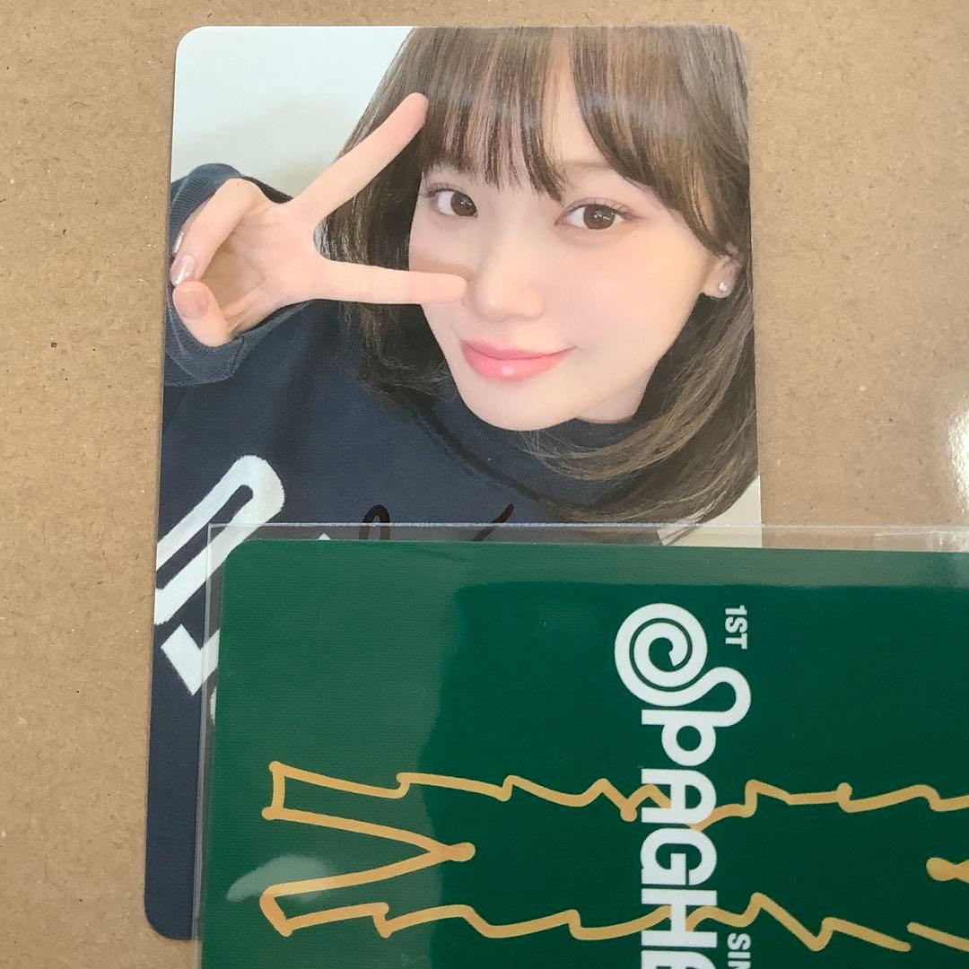 LESSERAFIM SPAGHETTI チェウォン　直筆サイン ラキドロ