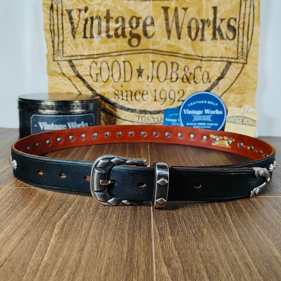 【新品未使用 付属品完備】極上コンチョベルト ヴィンテージワークス DH5740