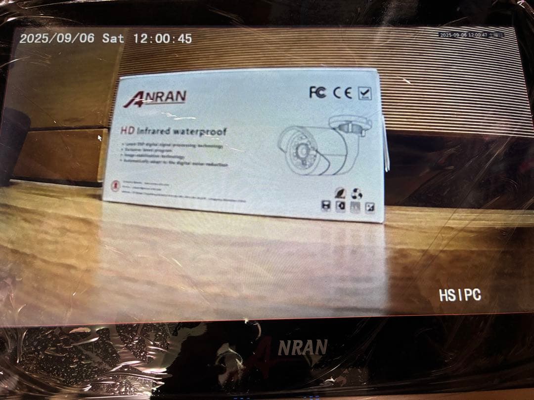 ANRAN POE モニタ付きレコーダー1080P2台