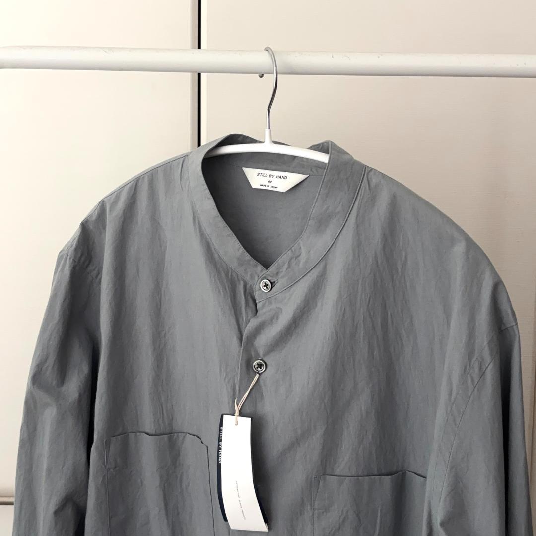 新品 22AW STILL BY HAND SH05223 バンドカラー 48