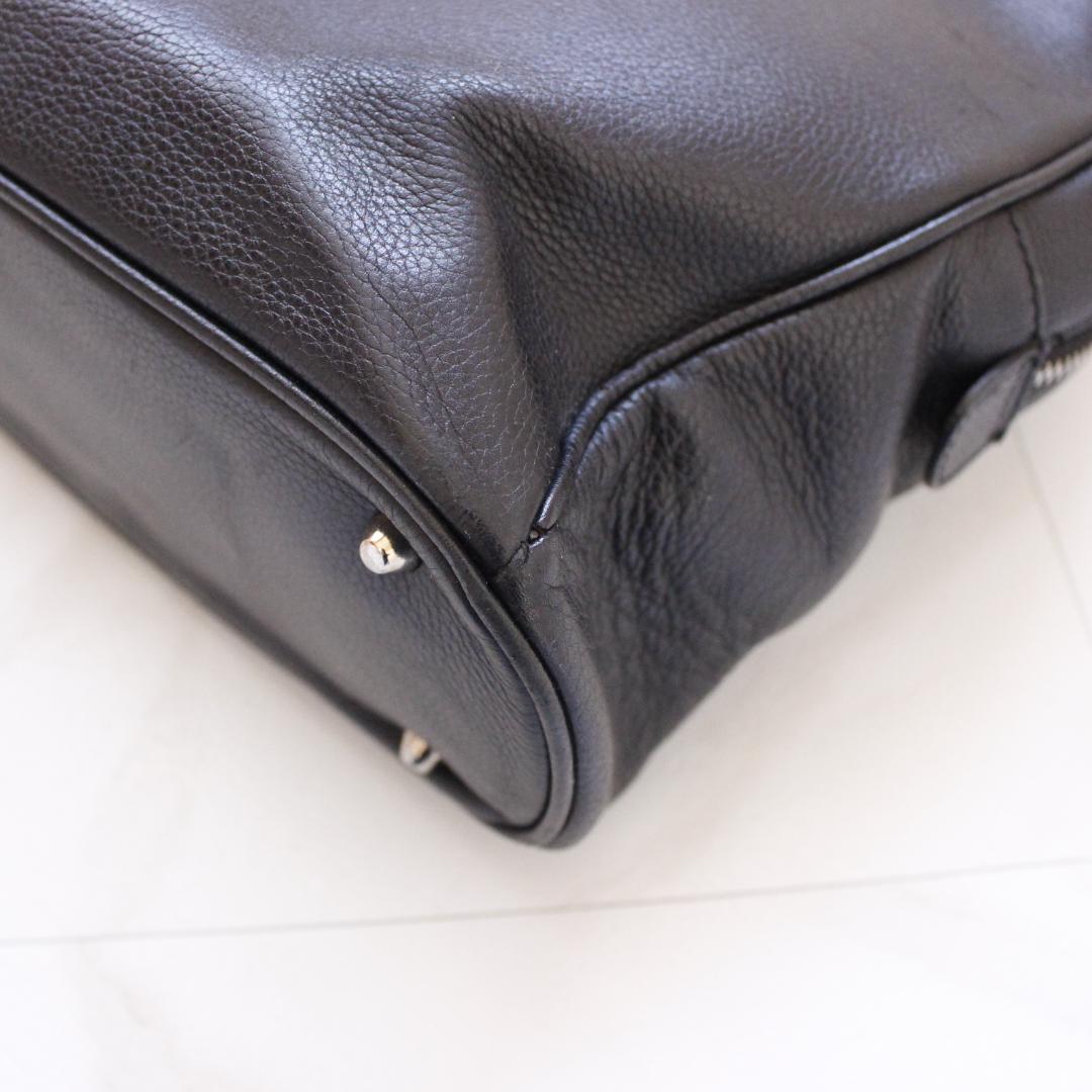 MORABITO ビジネスバッグ レザー ブラック 通勤用 トートバッグ