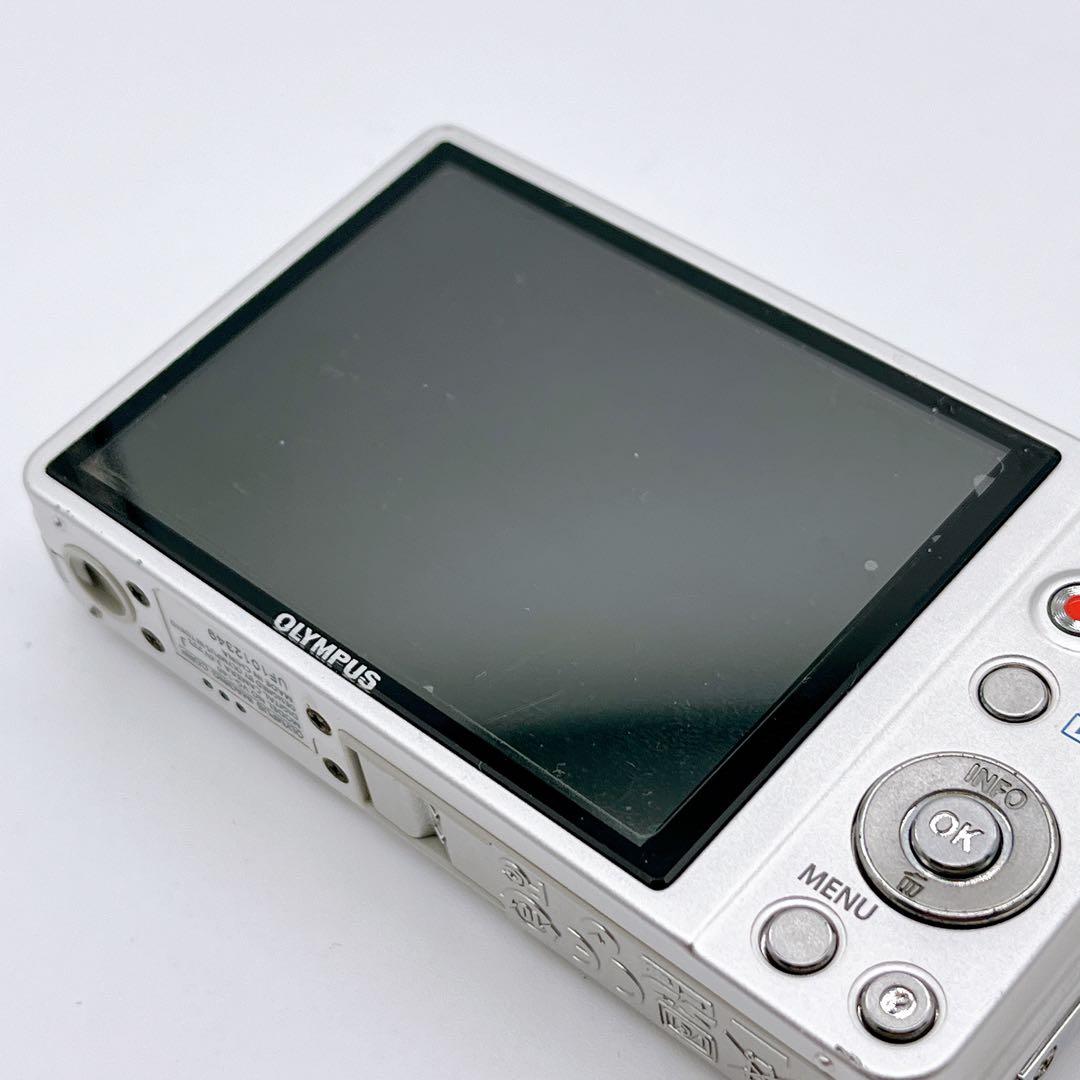 【希少】OLYMPUS VG-140 オールド コンデジ シルバー ソフトケース