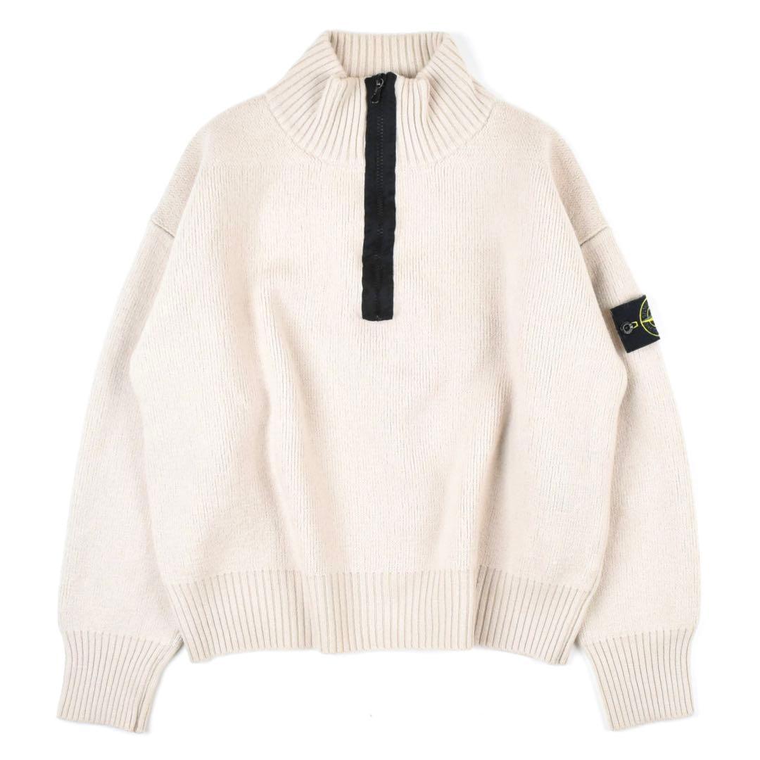 トップス 2003AW STONE  ZIP UP KNIT SWEATER