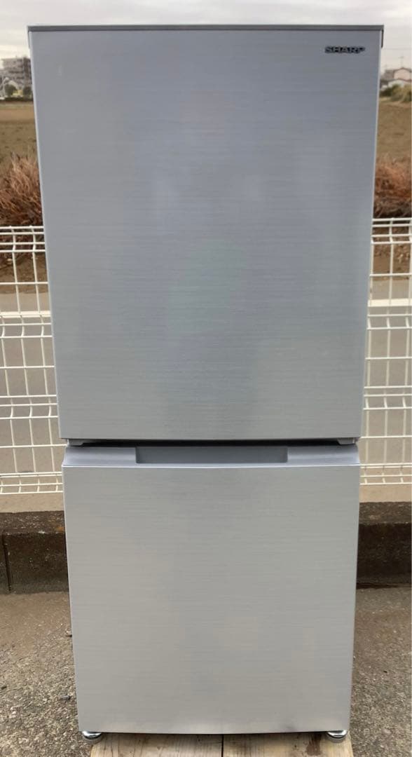2021年製 シャープ 2ドア冷凍冷蔵庫 SJ-D15G-S 152L★