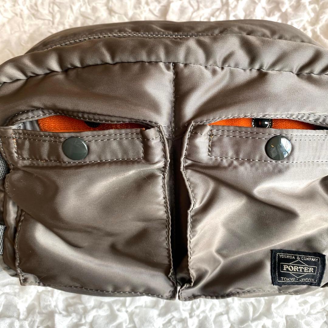 PORTER TANKER 吉田カバン ウエストバッグ 廃盤　シルバーグレー