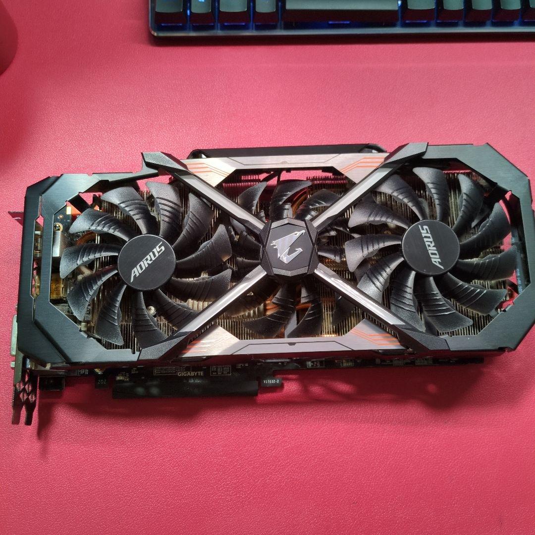 最終値引き！美品 AORUS GeForce GTX 1080Ti 11GB