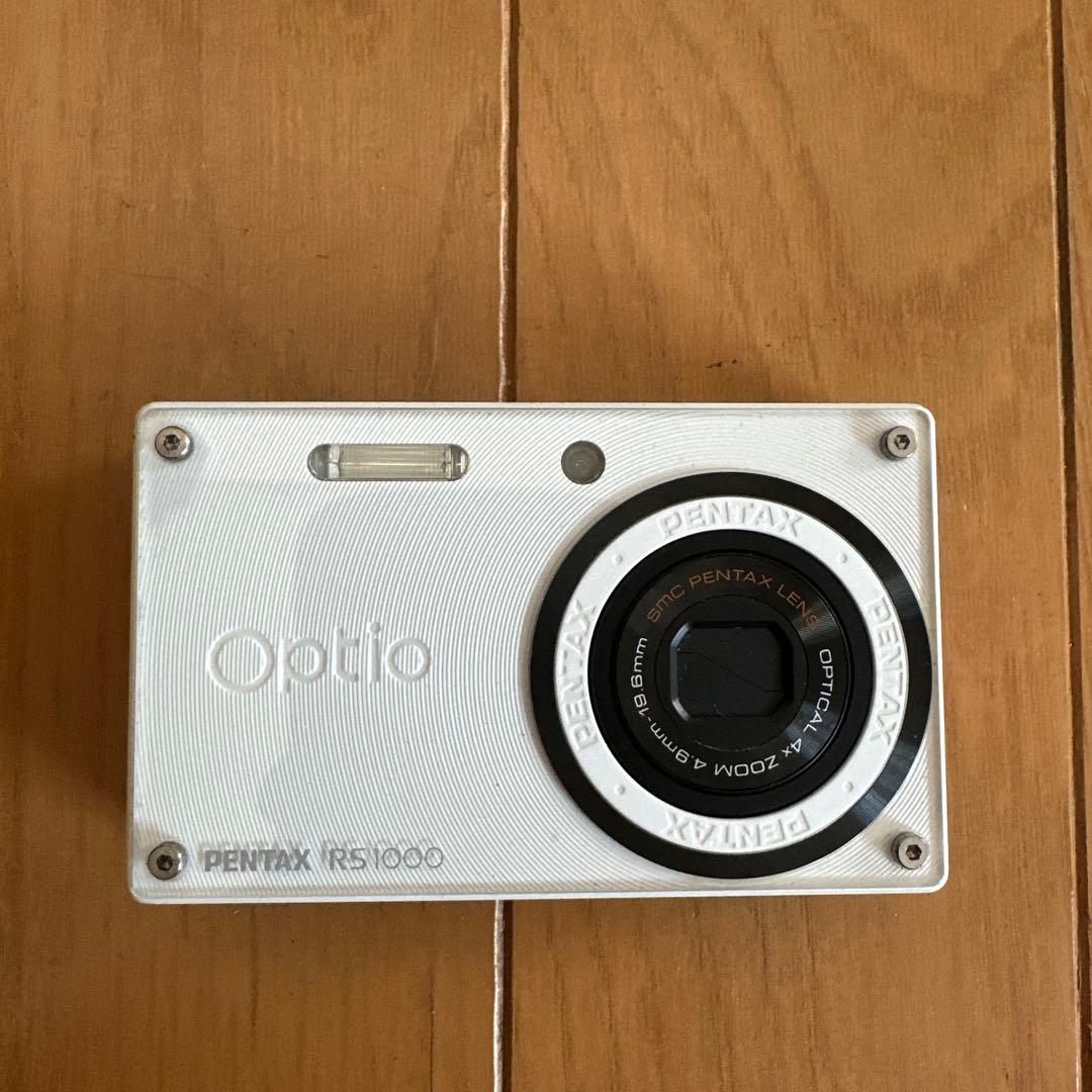 PENTAX Optio RS1000 コンデジ ホワイト 動作未確認