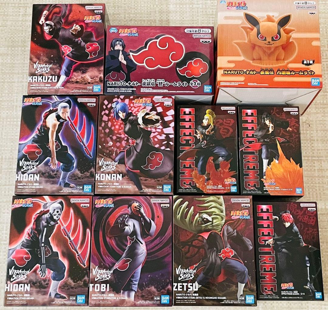 村*ぁ様 未開封　ナルト疾風伝　まとめ売り　暁　11体