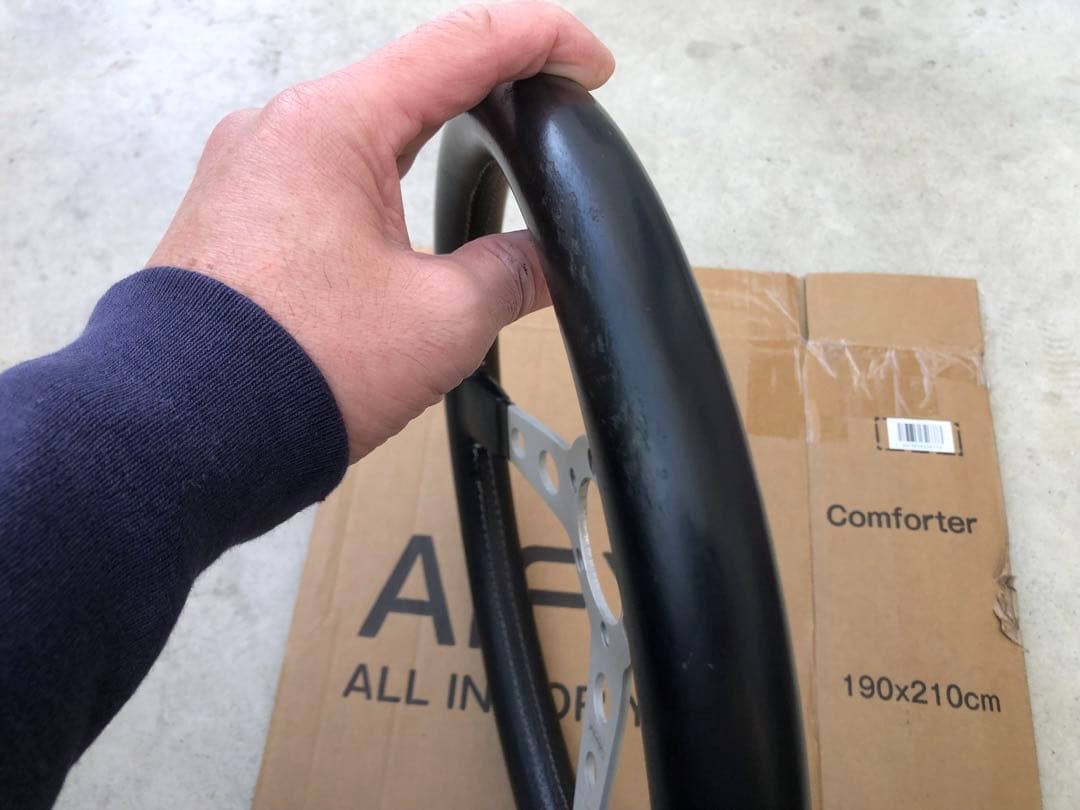 MOMO プロトタイプ シルバースポーク ステアリングホイール