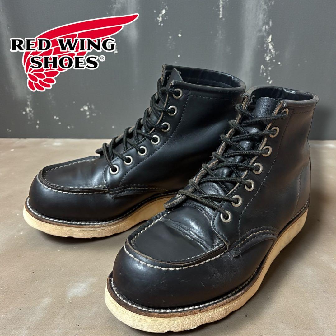 【90’s刺繍羽根タグ】レッドウイング　アイリッシュセッター　ブラッククローム