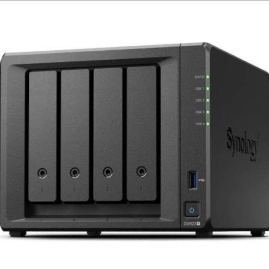 新品 Synology DS923+ 4ベイ NASキット