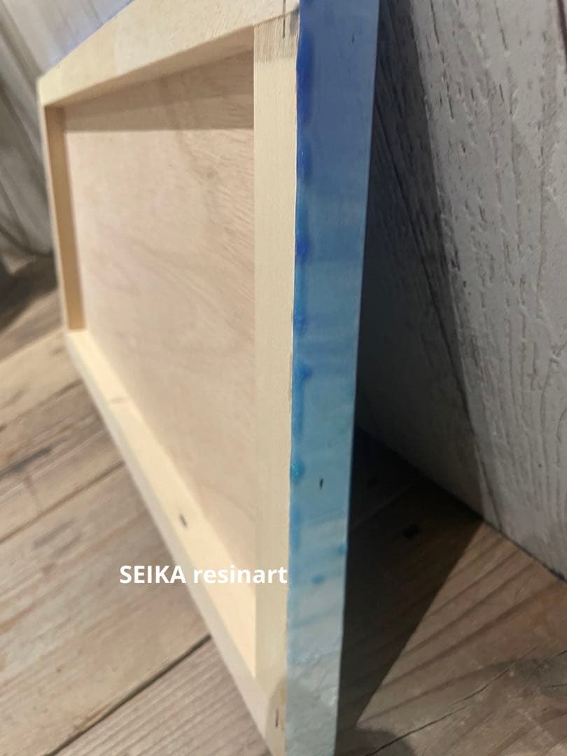 スポーツマン30×60海アート　オーシャンアート　レジンアート　アート　海