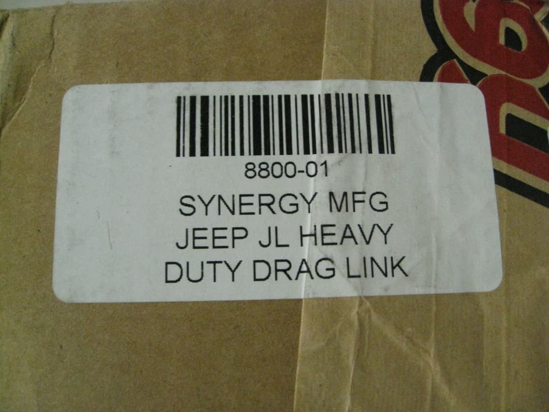 新品　Synergy シナジー HDステアリングキット　ラングラーJL