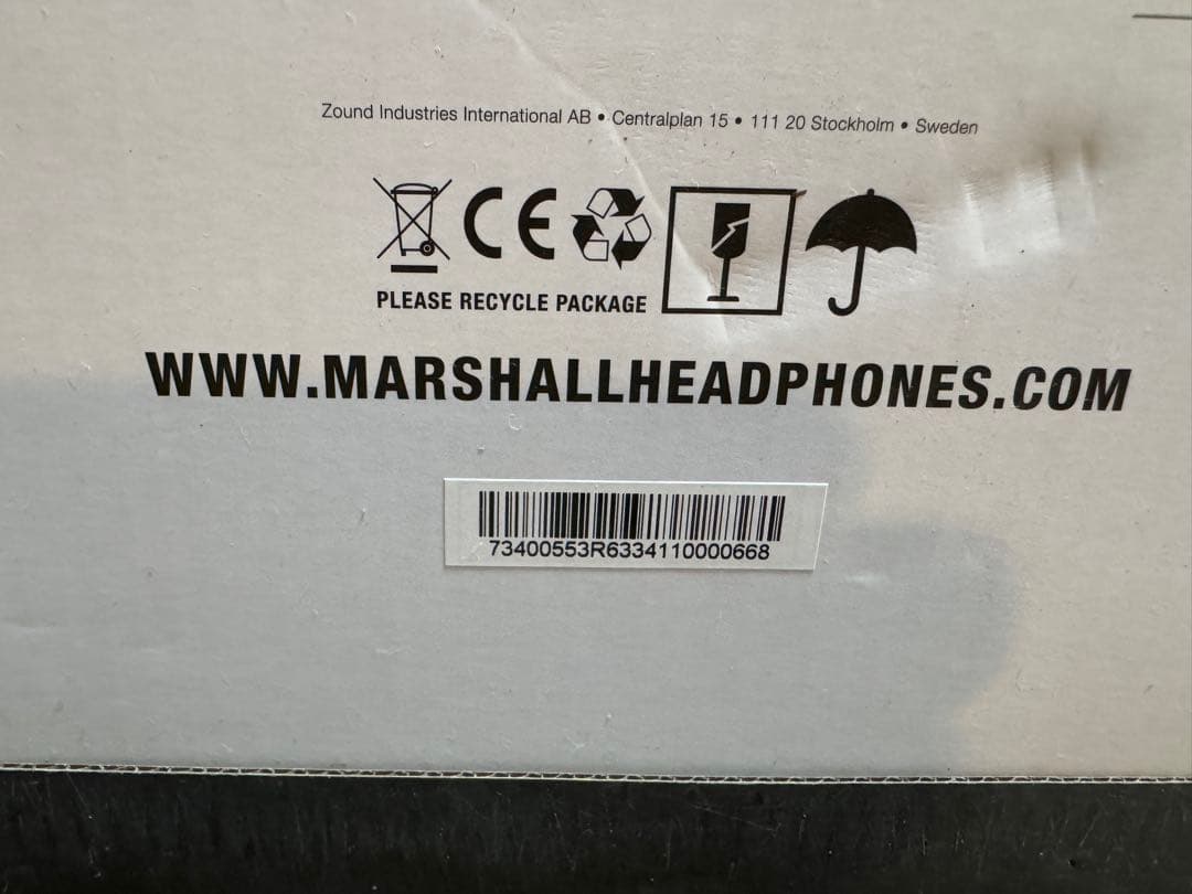 美品　Marshal WOBURN Bluetooth ブラック