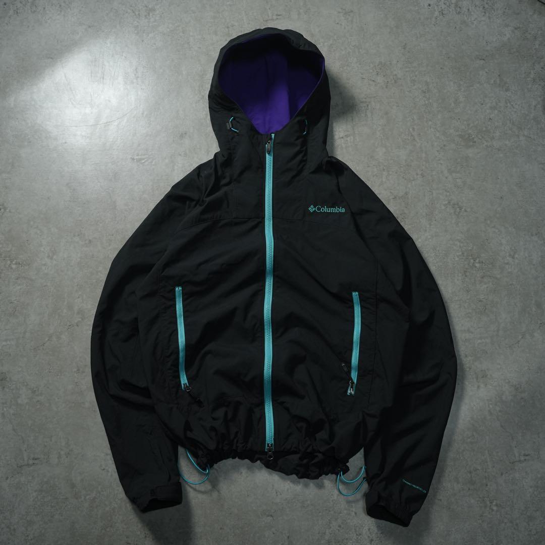y2k Columbia シェルジャケット tech ブラック シティーボーイ