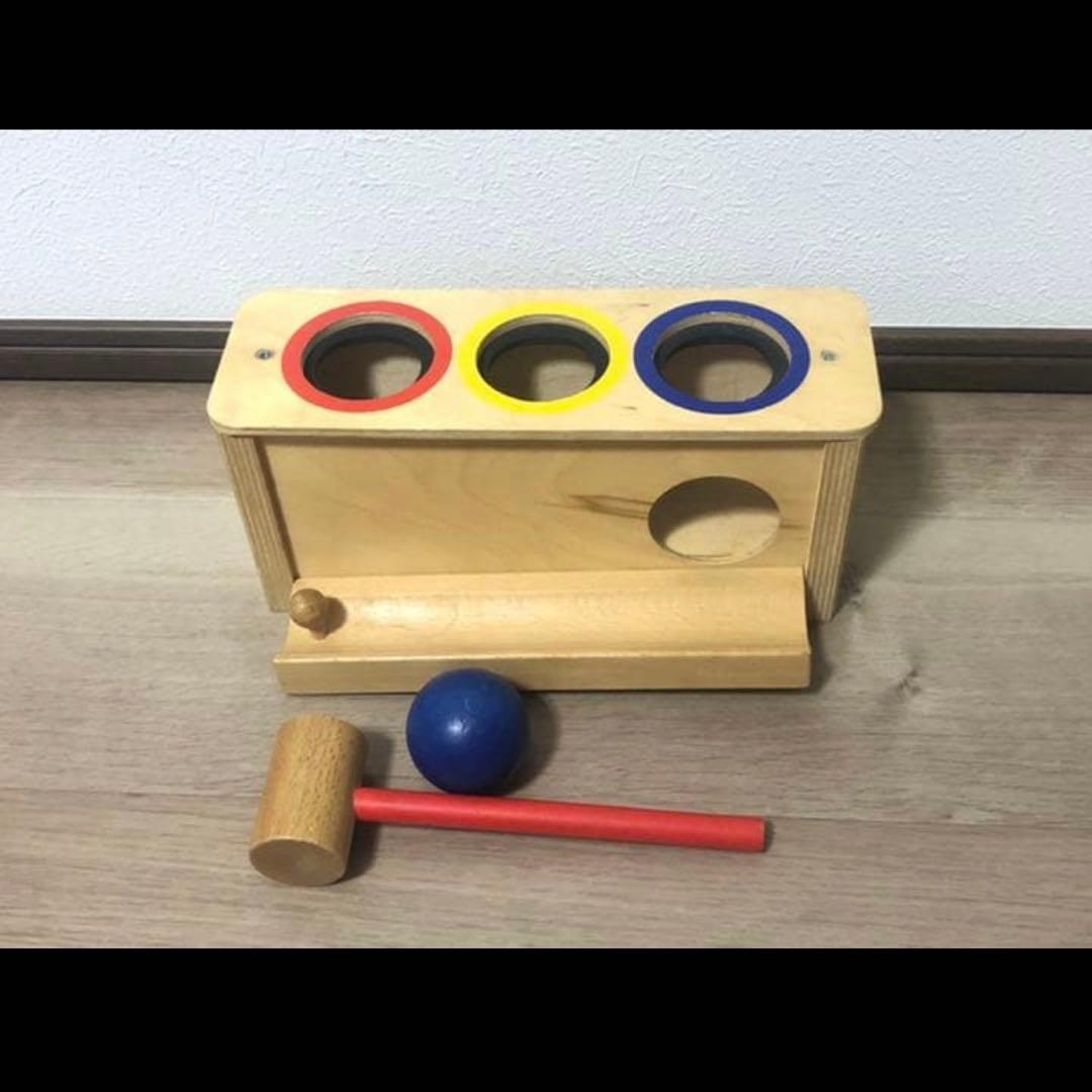 木製玩具　ボーネルンド　カラー積み木　8点セット　おさかな