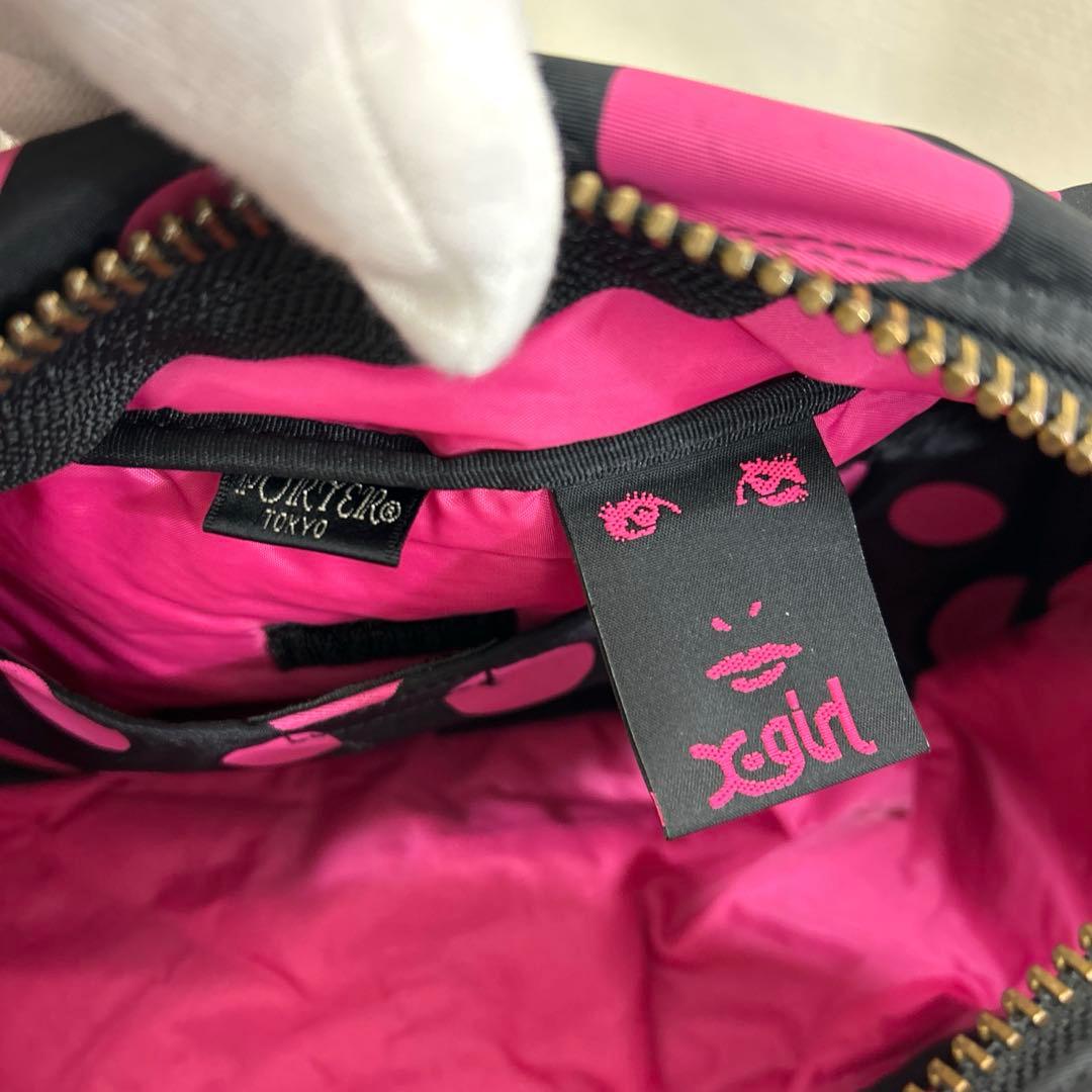 ポーター　X-girl PORTER YAYOI KUSAMA ウエストポーチ