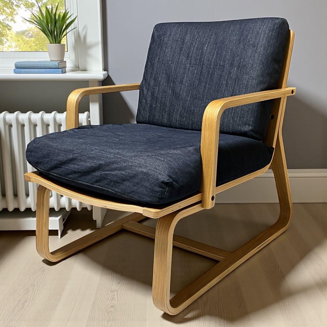 リビングでもダイニングでもつかえるソファチェア 無印良品 MUJI