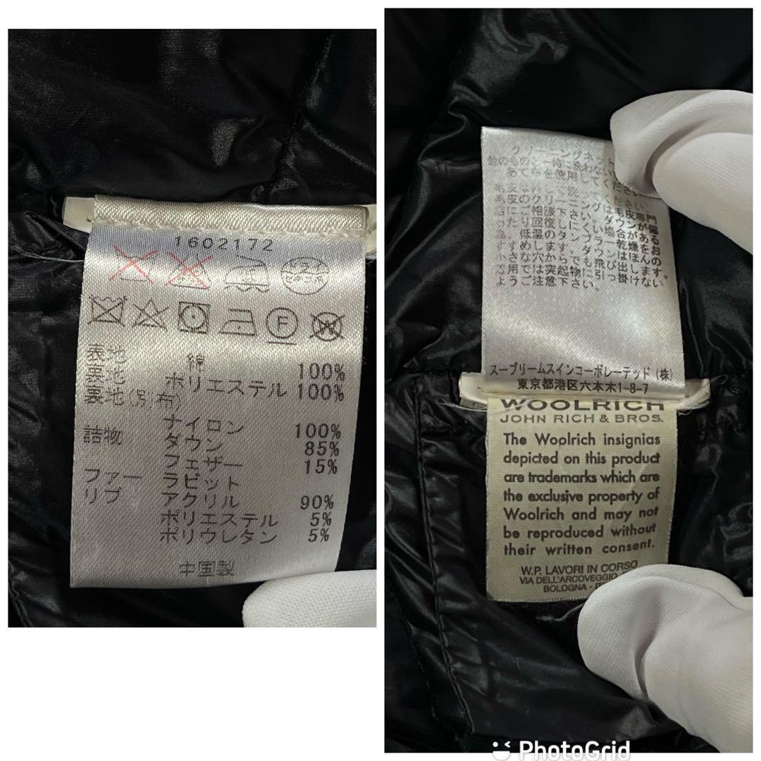 【希少】WOOLRICH ウールリッチ ボウブリッジ ダウンジャケット ネイビー