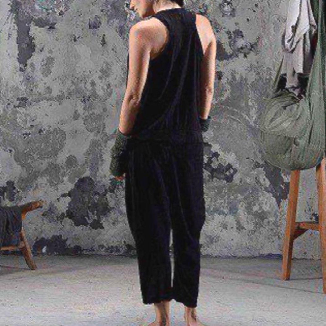 【OLD】SALSATION WEAR JUMPSUITS【USED】BLACK