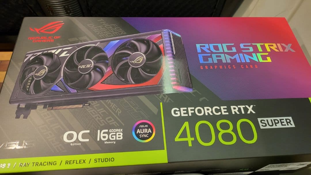 グラフィックボード・グラボ・ビデオカード ROG STRIX GAMING GeForce RTX4080 SUPEROC